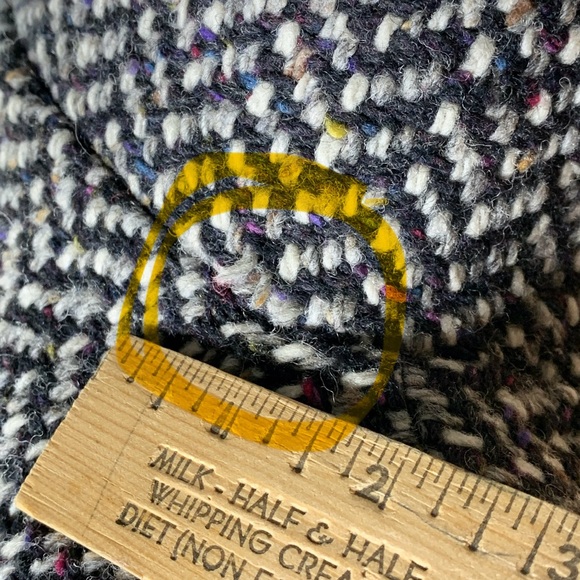 80s Wool Tweed Coat - Picture 5 of 11